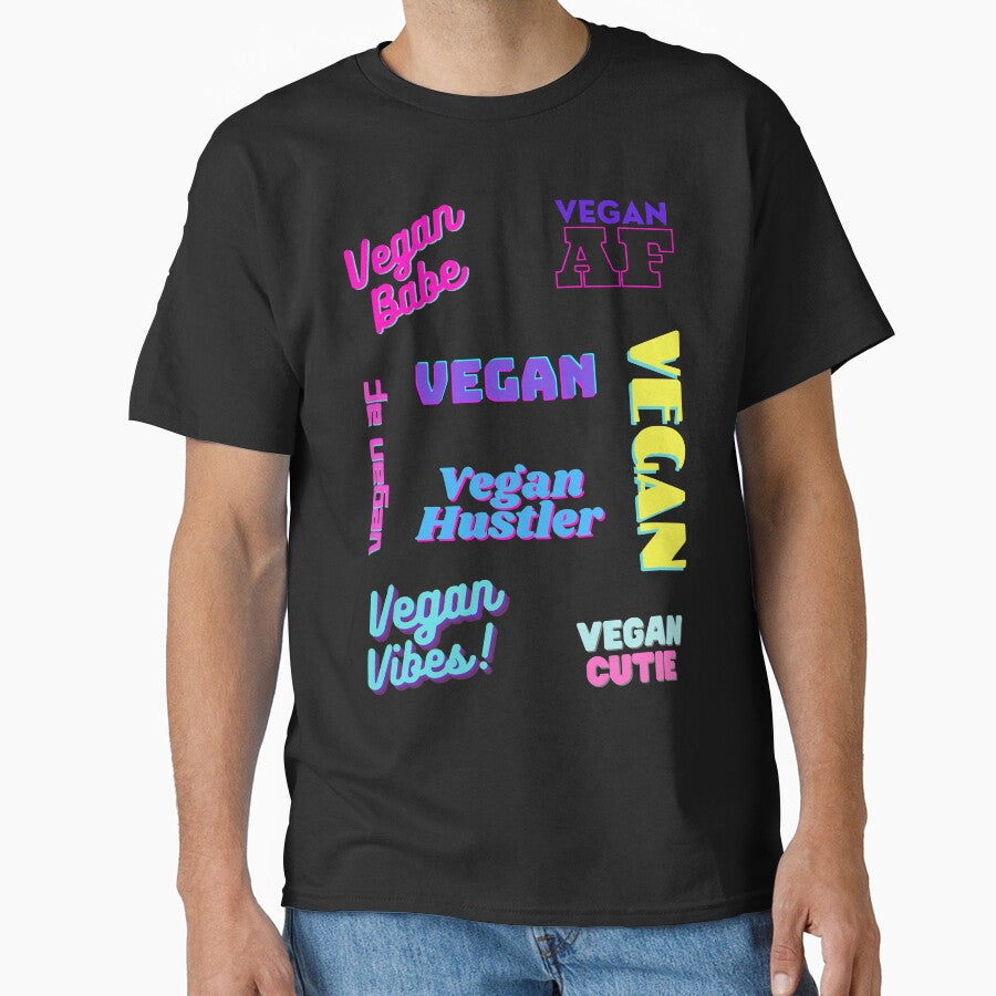 Cutie Hustler Vegan AF Babe Awesome Pack by Vegginitup T-Shirts, Hoodie, Sweatshirt | BlankRebels.com (Image 1)