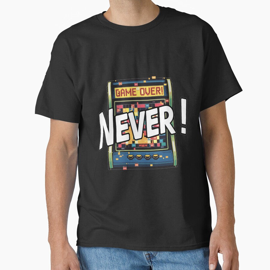 Game Over? Never! by JPees T-Shirts, Hoodie, Sweatshirt | BlankRebels.com (Image 1)