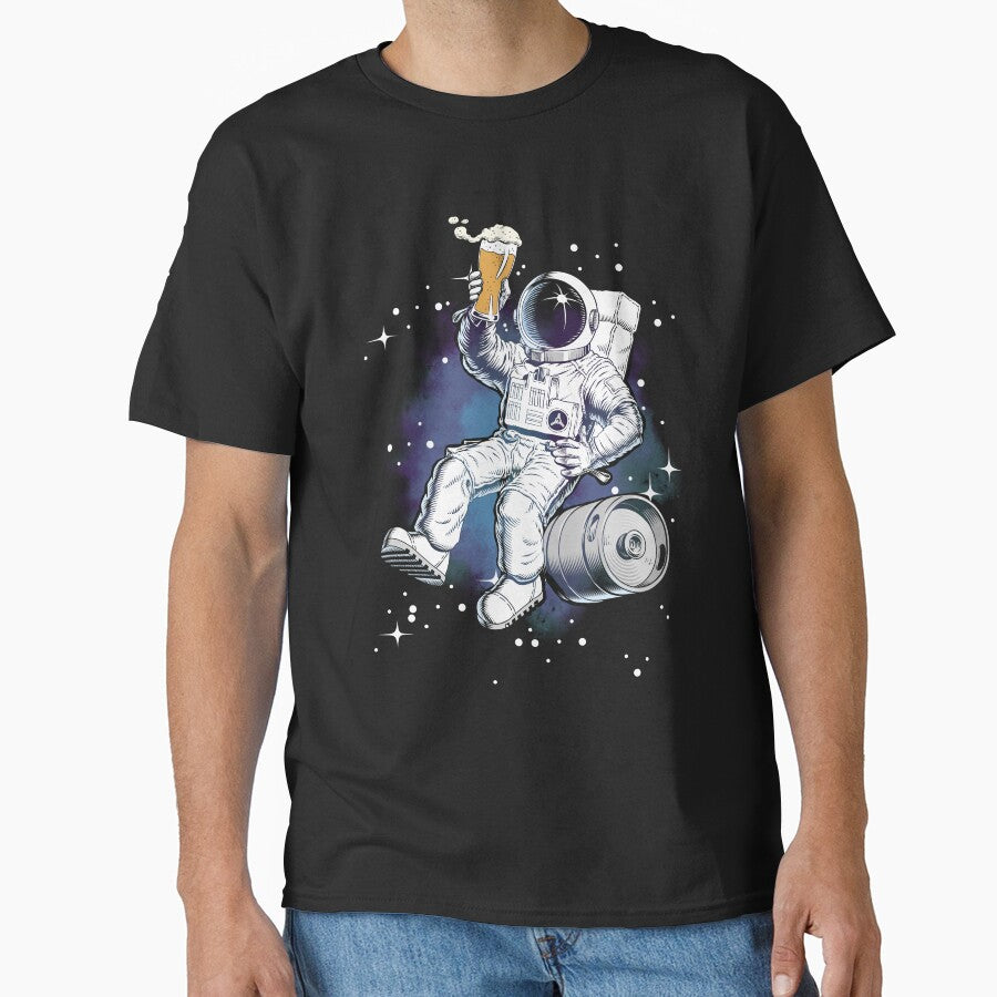 Astronaut with a beer by VinagreShop T-Shirts, Hoodie, Sweatshirt | BlankRebels.com (Image 1)
