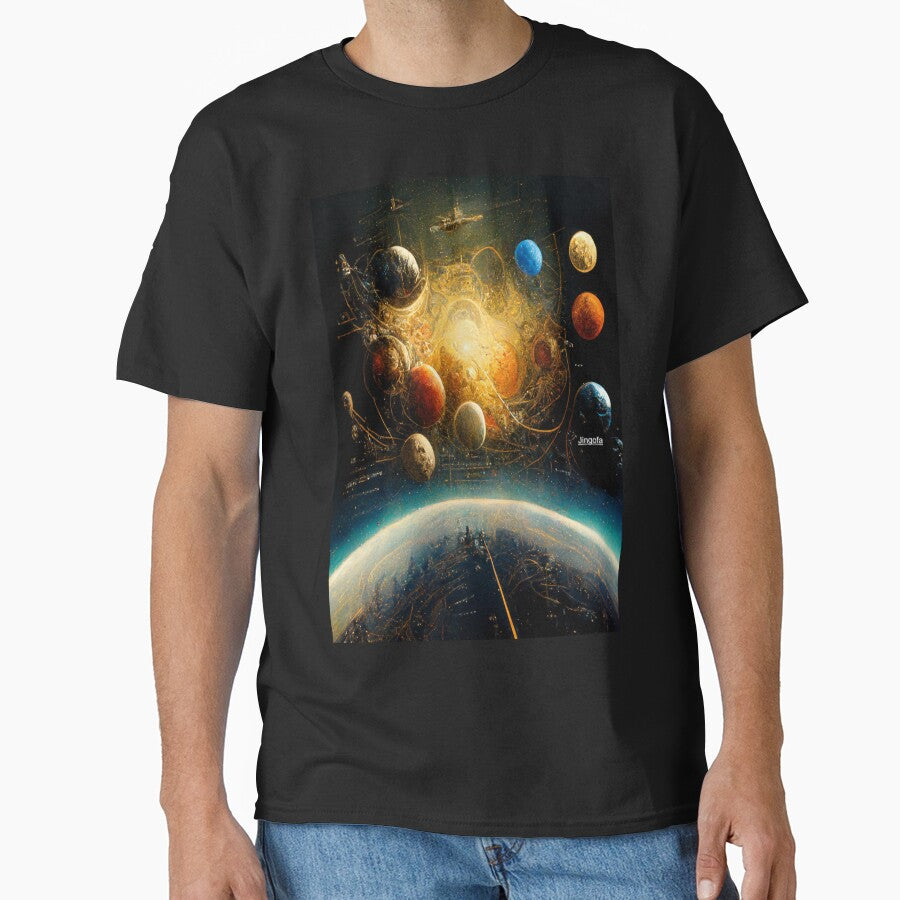 Planet Warz - System NI-75 "Milky Way Galaxy" (Edition #1) by Brazz Official T-Shirts, Hoodie, Sweatshirt (Image 1)