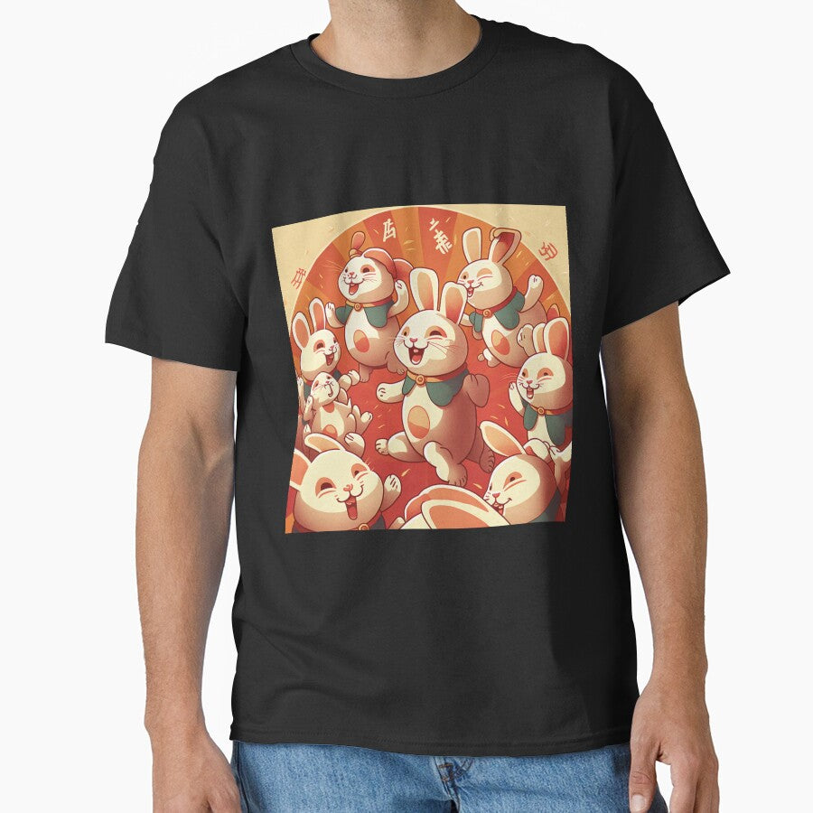 Celebrate the Chinese New Year with these t-shirts with rabbit designs by BeerBot Hoodie, Sweatshirt (Image 1)
