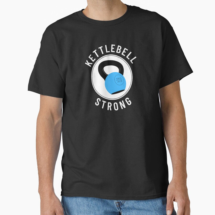 Kettlebell Strong by reallyrealnow T-Shirts, Hoodie, Sweatshirt | BlankRebels.com (Image 1)