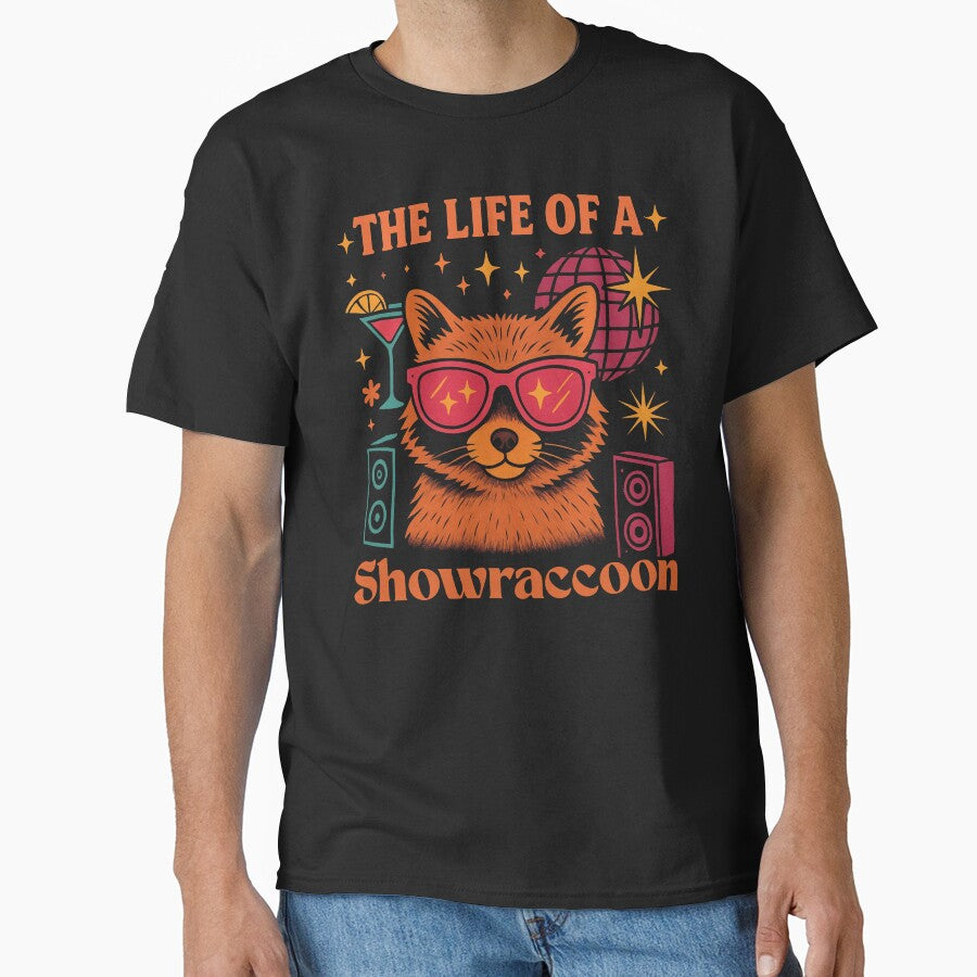The Life of a Showraccoon Cute Party Girl Sunglasses y2k by love3617 T-Shirts, Hoodie, Sweatshirt | BlankRebels.com (Image 1)