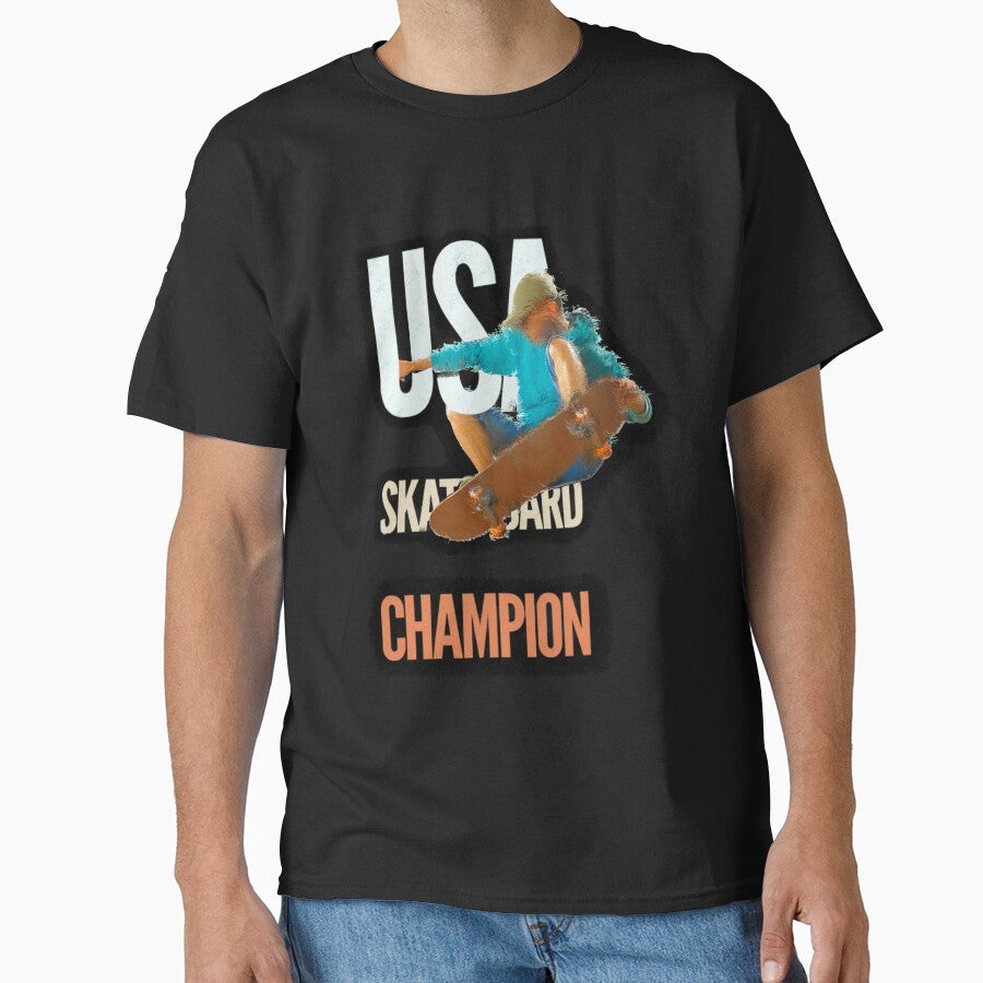 USA Skateboard Champion T-Shirts, Hoodie, Sweatshirt