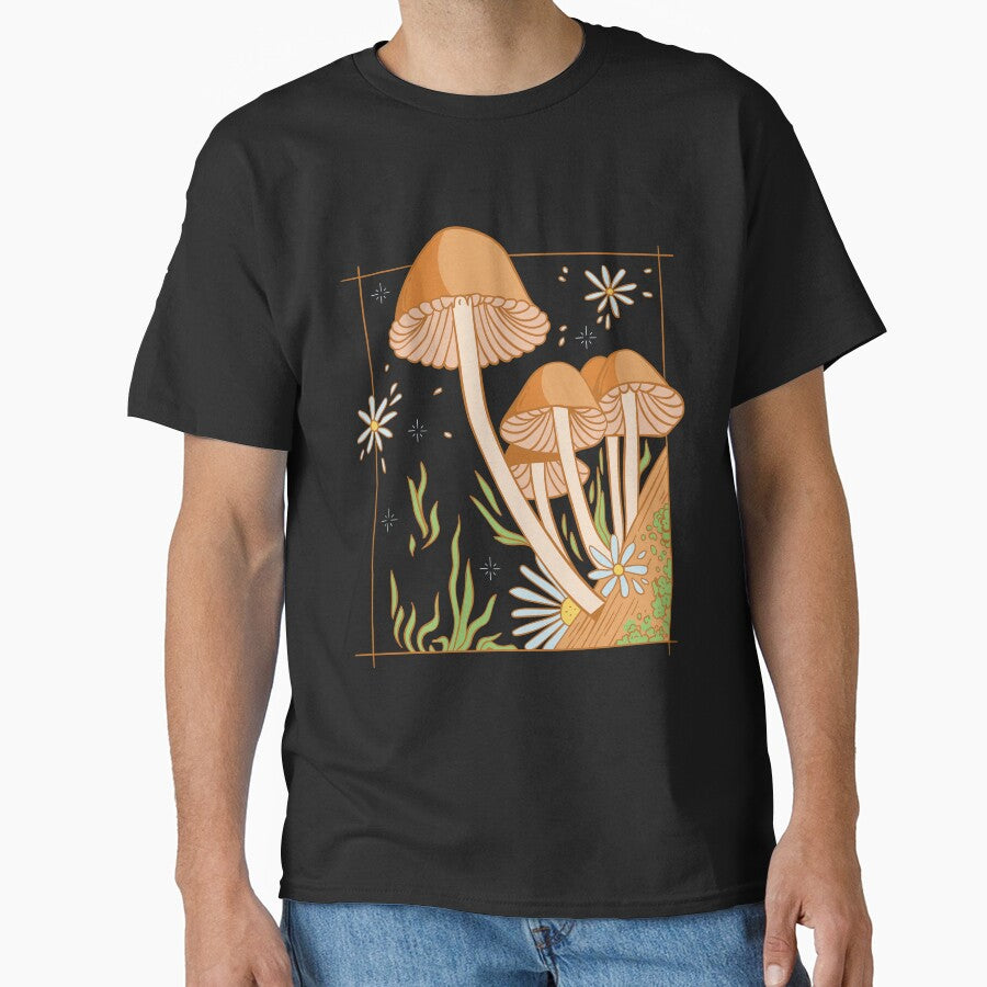 Hippie Clothes for Women Men 70's Mushroom Garden 60's Design 420 Clothing by Teez-Me T-Shirts, Hoodie, Sweatshirt (Image 1)