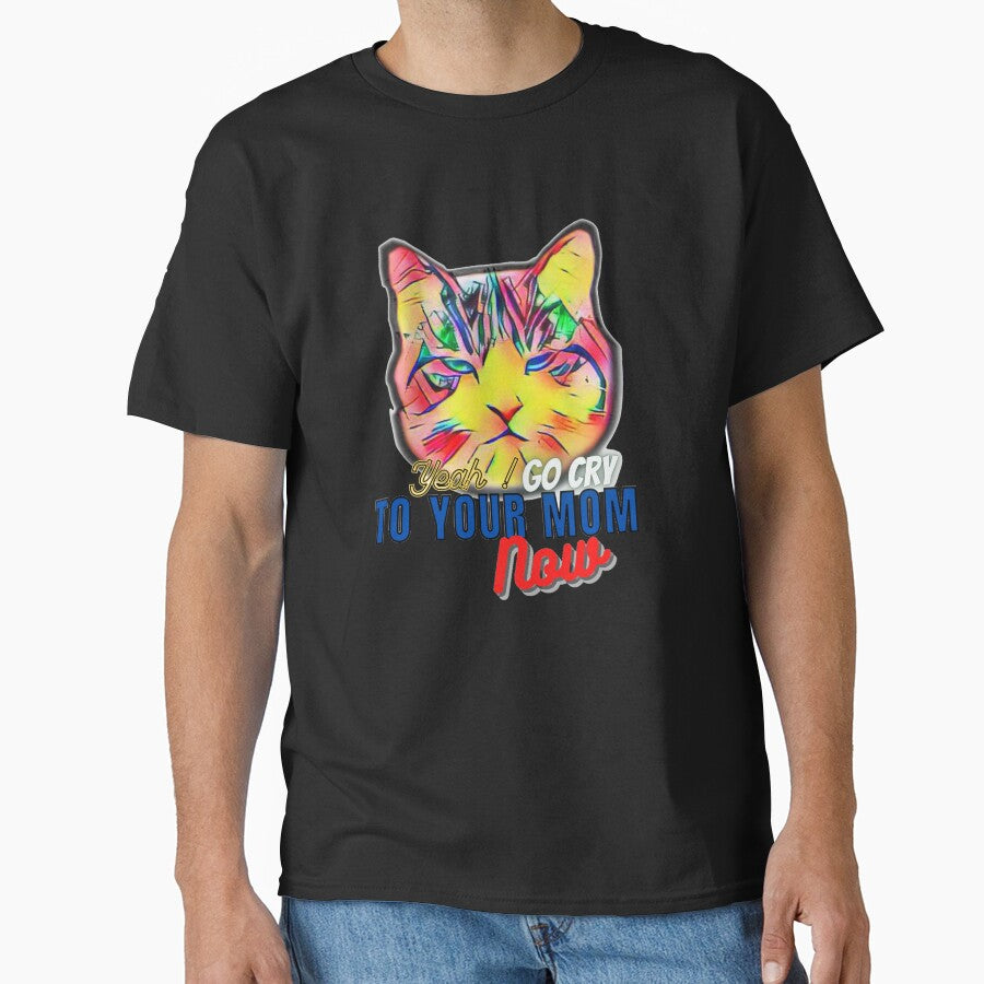 Crying won't help you in front of this cat. by nightspeed T-Shirts, Hoodie, Sweatshirt | BlankRebels.com (Image 1)