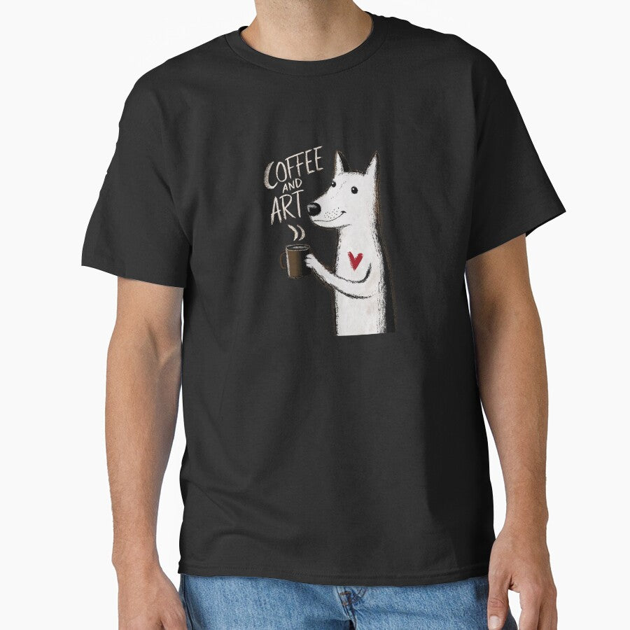 Coffee And Art by Fatkid11 T-Shirts, Hoodie, Sweatshirt | BlankRebels.com (Image 1)