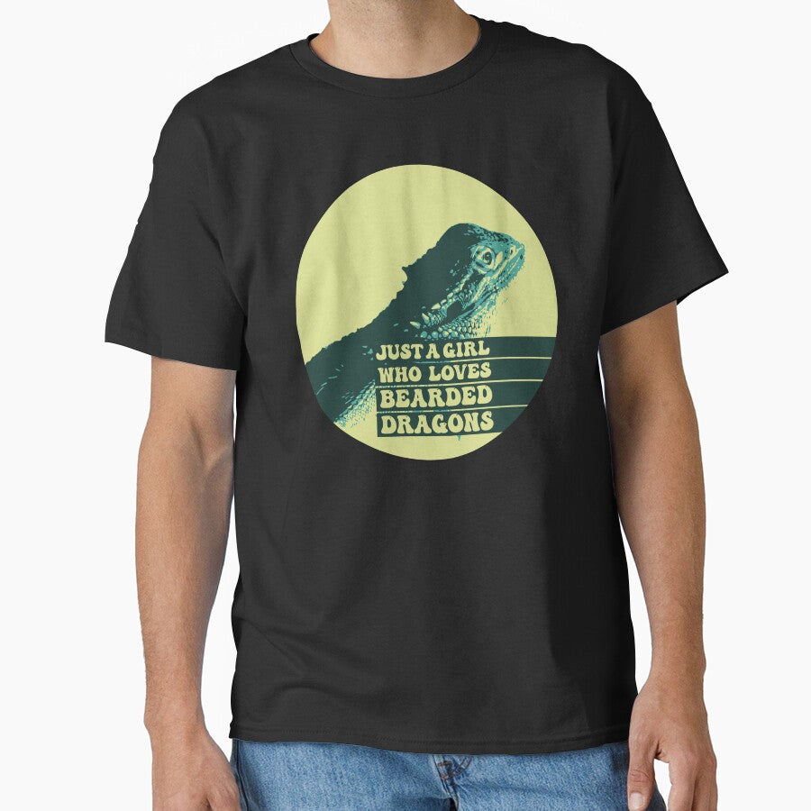 Just A Girl Who Loves Bearded Dragons | Bearded Dragon by Blazing-Art T-Shirts, Hoodie, Sweatshirt (Image 1)