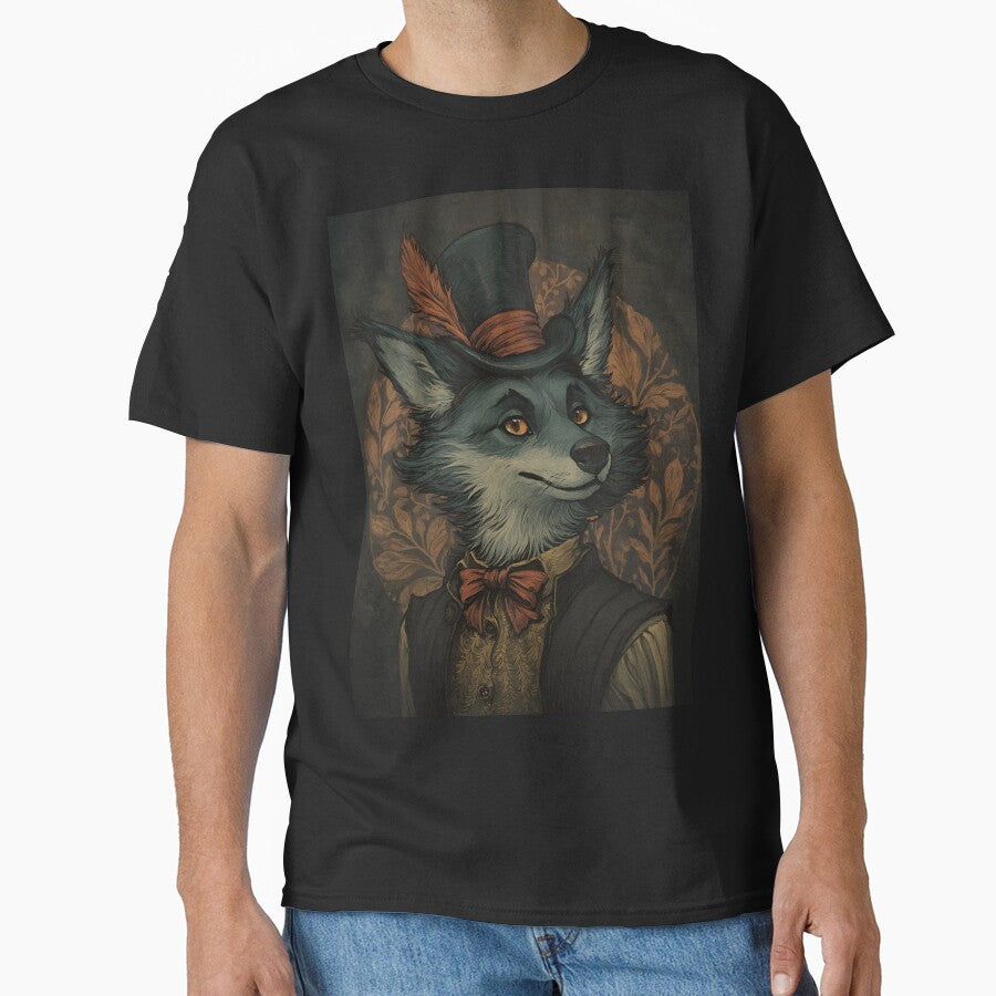 Mysterious Dark Academia Dog by bapupa T-Shirts, Hoodie, Sweatshirt | BlankRebels.com (Image 1)