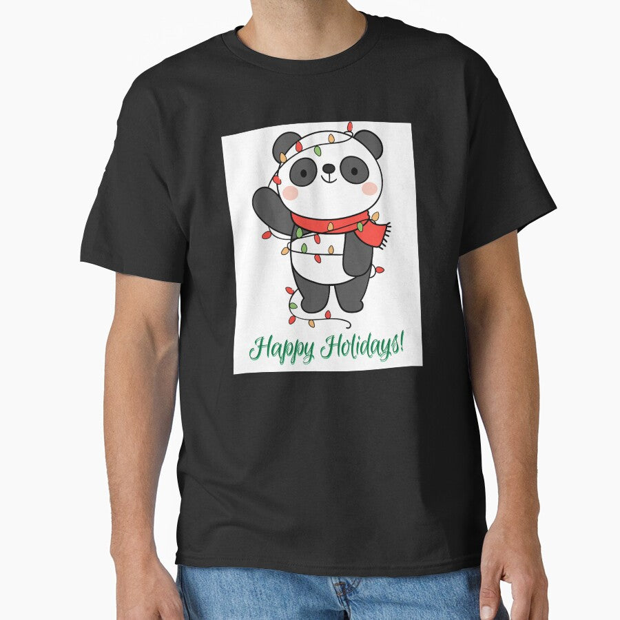 Panda in Lights by Annamariem04 T-Shirts, Hoodie, Sweatshirt | BlankRebels.com (Image 1)