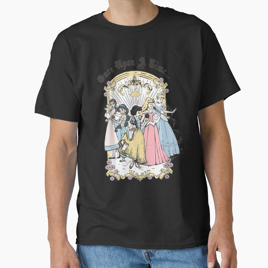Princess Once Upon A Time Vintage Cartoon by DanylYaros T-Shirts, Hoodie, Sweatshirt | BlankRebels.com (Image 1)
