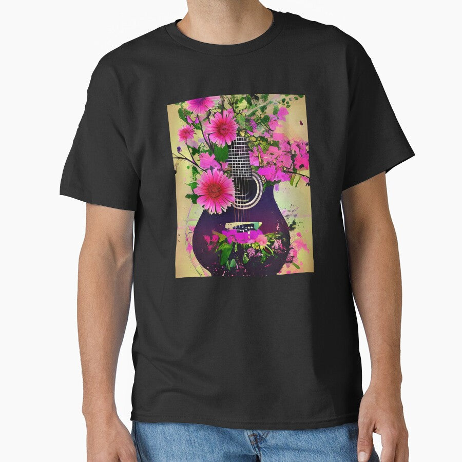 Nature Guitar with Flower by gramizzia