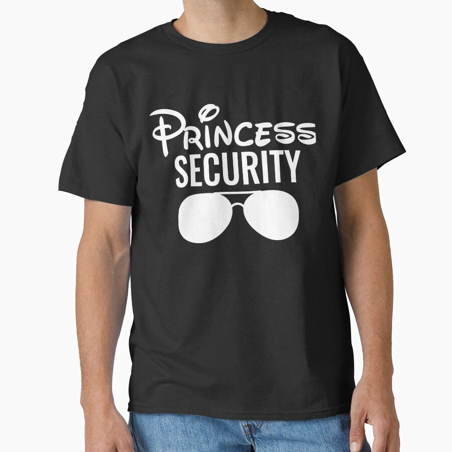 Princess Security Dad Boyfriend Husband Pregnancy by Nerdiffy T-Shirts, Hoodie, Sweatshirt | BlankRebels.com (Image 1)