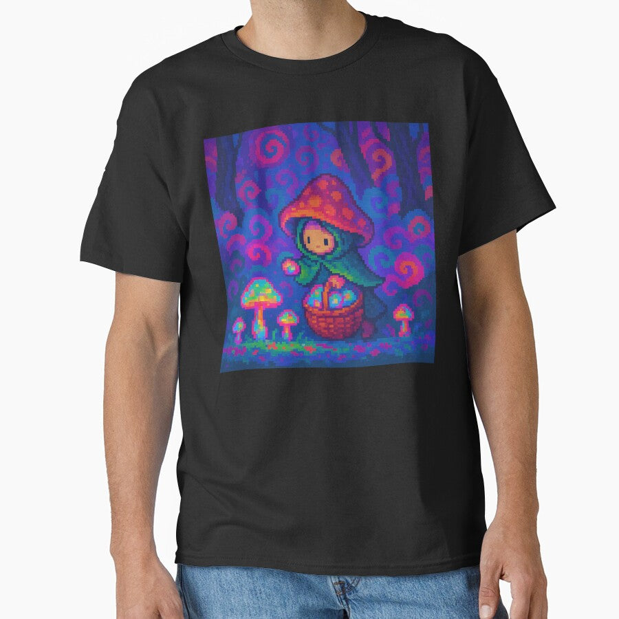 Mushroom Forager by PixCthulhu T-Shirts, Hoodie, Sweatshirt | BlankRebels.com (Image 1)