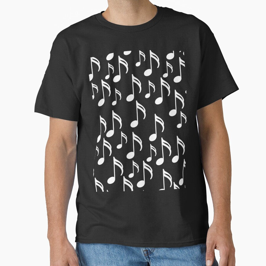Music notes patterns, music lover outfits, cool musician gifts by Kirei-Lily T-Shirts, Hoodie, Sweatshirt (Image 1)