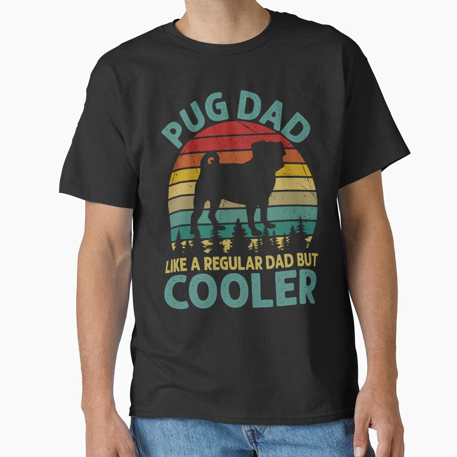Pug dad by mag-graphic T-Shirts, Hoodie, Sweatshirt | BlankRebels.com (Image 1)
