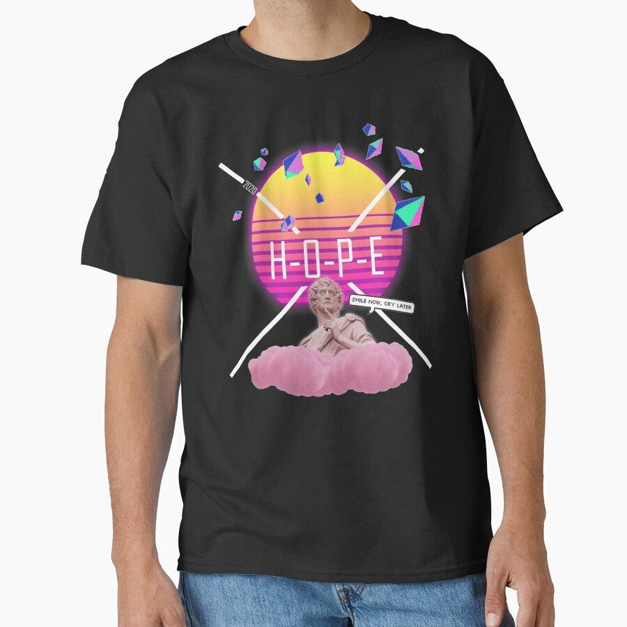 HOPE vaporwave aesthetic by DoomDude T-Shirts, Hoodie, Sweatshirt | BlankRebels.com (Image 1)