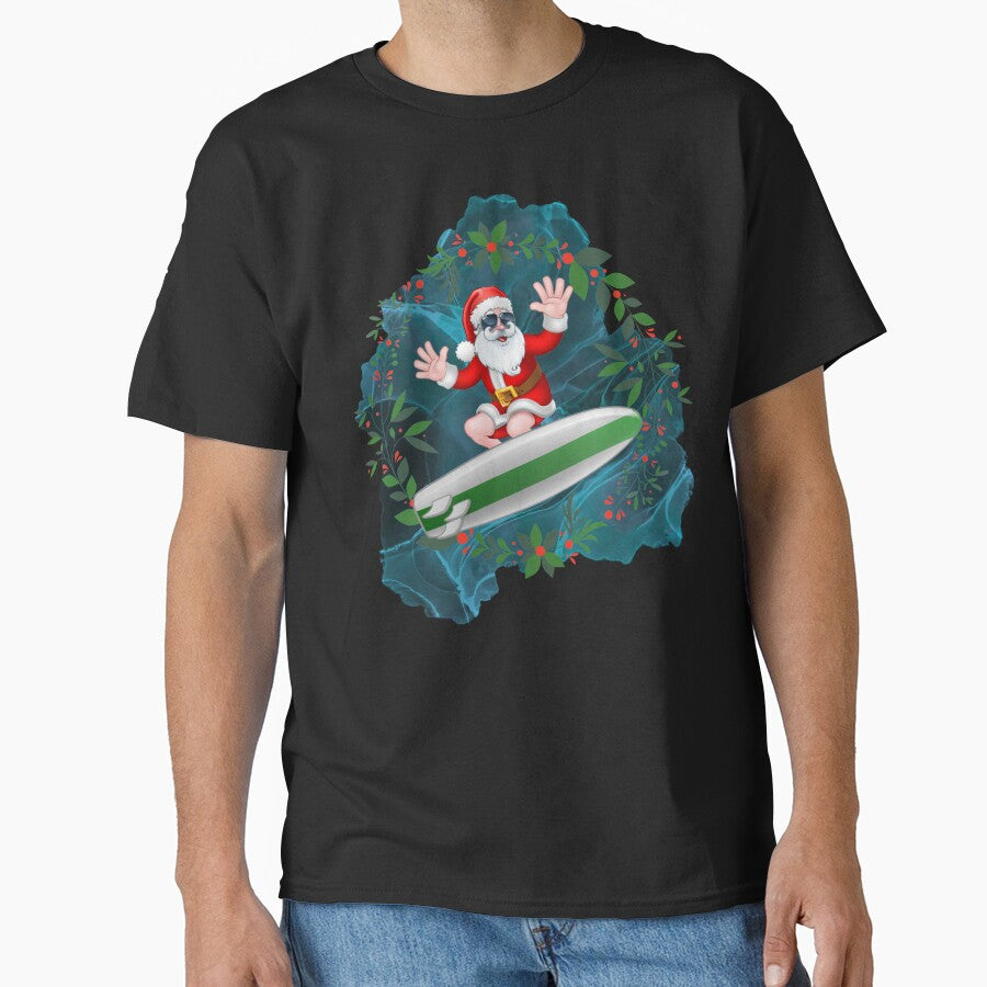 THE COOL SURFIST SANTA by MJ96-PRO T-Shirts, Hoodie, Sweatshirt | BlankRebels.com (Image 1)