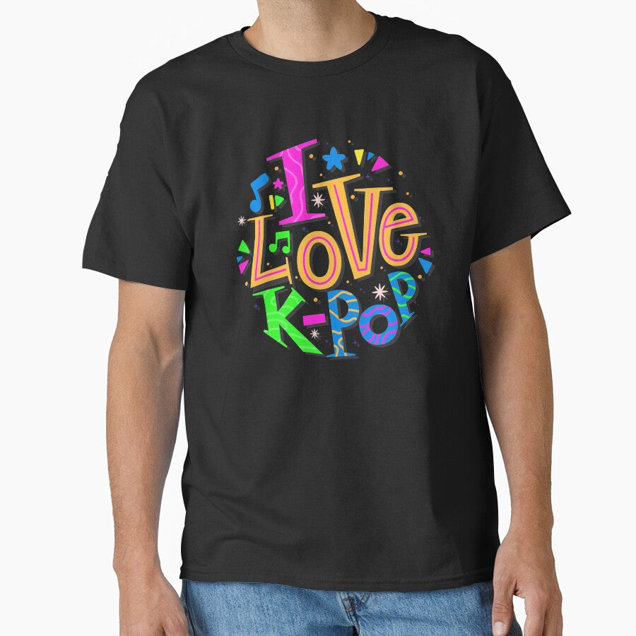 I Love K-Pop by machmigo T-Shirts, Hoodie, Sweatshirt | BlankRebels.com (Image 1)