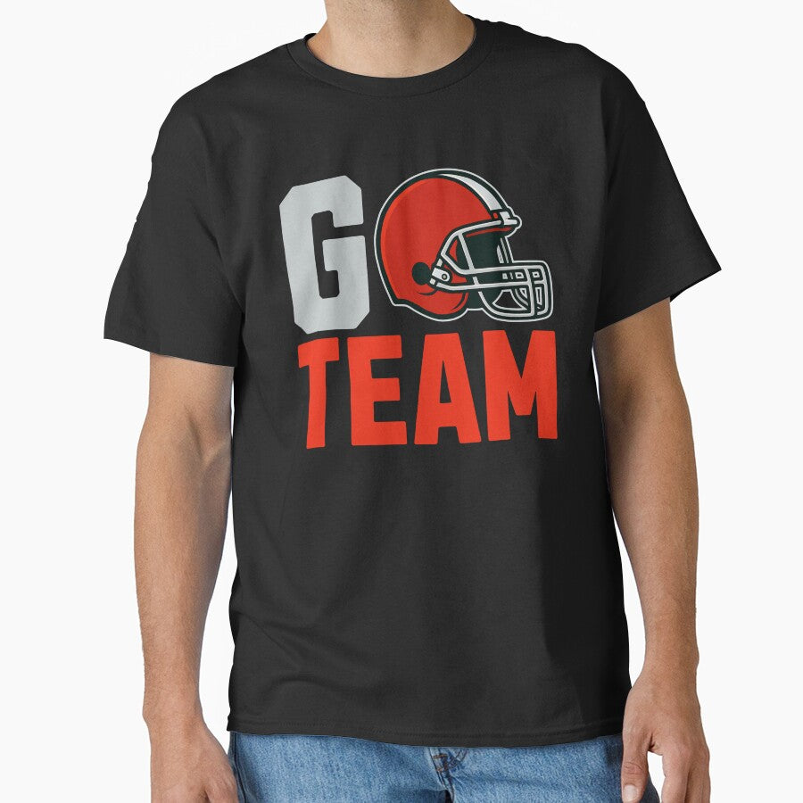 Go Team Football by MaxOutDesign T-Shirts, Hoodie, Sweatshirt | BlankRebels.com (Image 1)