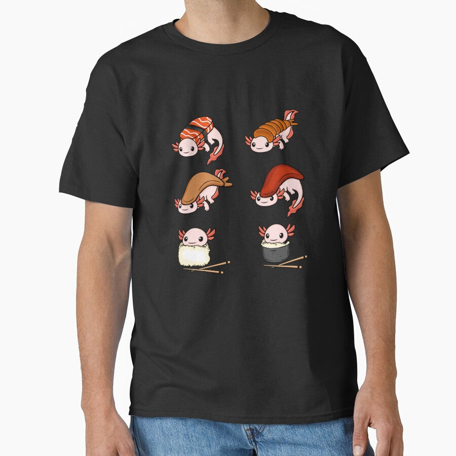 Axolotl Gift Women Maki Lover Japanese Sushi by DSWShirts T-Shirts, Hoodie, Sweatshirt | BlankRebels.com (Image 1)