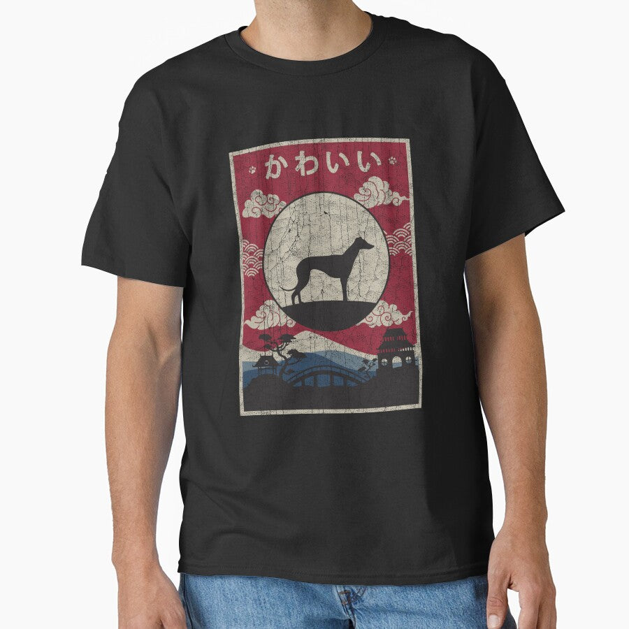 Japanese Greyhound Kawaii by rafaeltto T-Shirts, Hoodie, Sweatshirt | BlankRebels.com (Image 1)