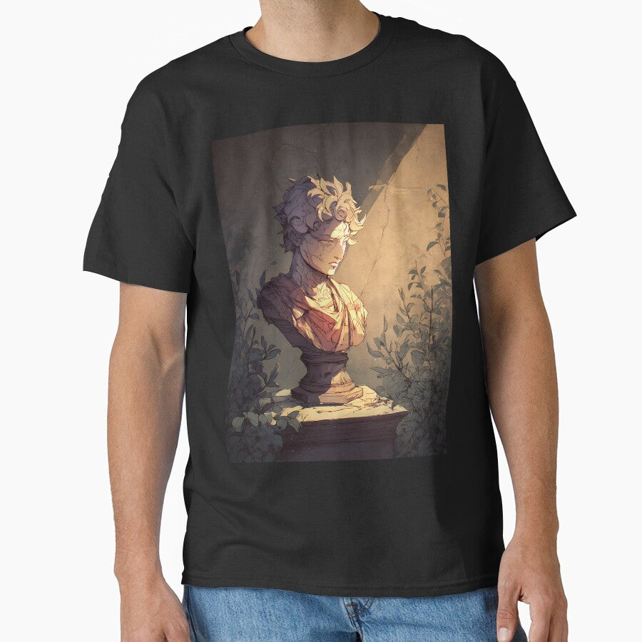 Dark Academia: Scholarly Roman Bust by bapupa T-Shirts, Hoodie, Sweatshirt | BlankRebels.com (Image 1)