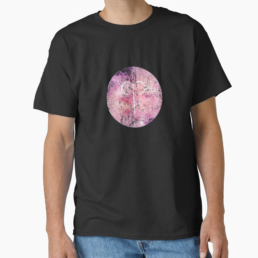 Aries Watercolor Zodiac distressed Horoscope Star Sign Gift by Hyper-Field T-Shirts, Hoodie, Sweatshirt (Image 1)