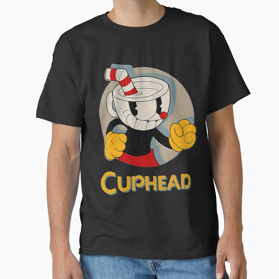 Cuphead Circle Shadow Profile Vintage by KeiraFaheySH