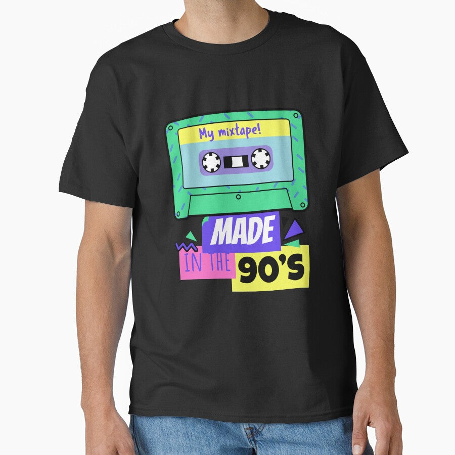 My Mixtape - Made In the 90's -  Old School 90s Design by onjcdesign T-Shirts, Hoodie, Sweatshirt | BlankRebels.com (Image 1)
