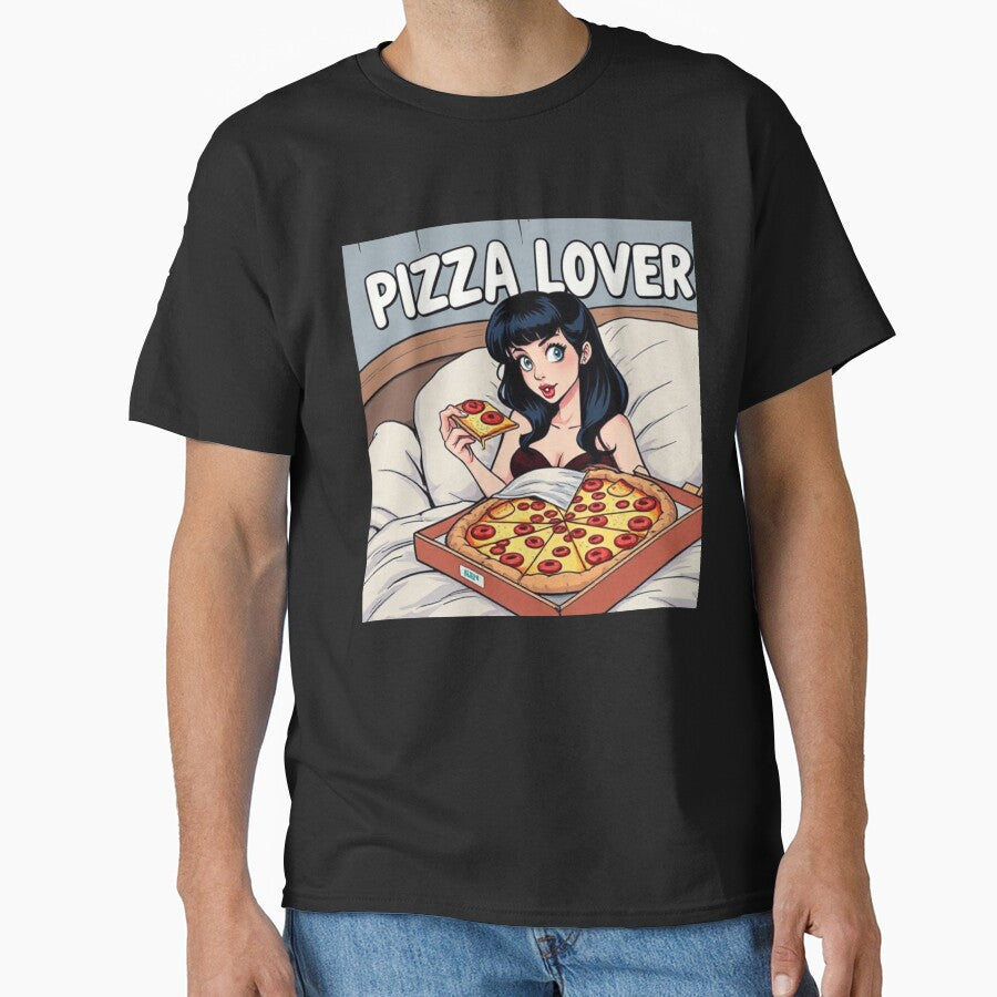 Pizza Lover Funny Pop Art by SaucyFoodTruck T-Shirts, Hoodie, Sweatshirt | BlankRebels.com (Image 1)