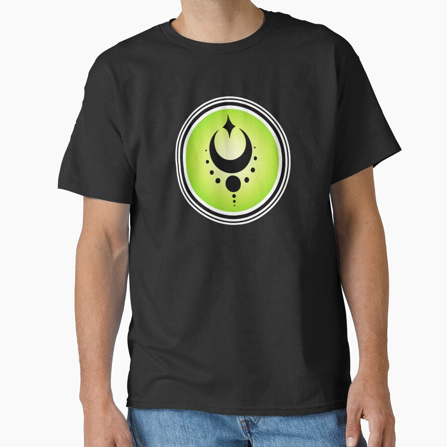 Green Esoteric Mystical Moon Symbol by OnyxMoonDesigns T-Shirts, Hoodie, Sweatshirt | BlankRebels.com (Image 1)