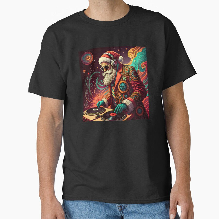 Cool DJ Santa by AhArtMe T-Shirts, Hoodie, Sweatshirt | BlankRebels.com (Image 1)