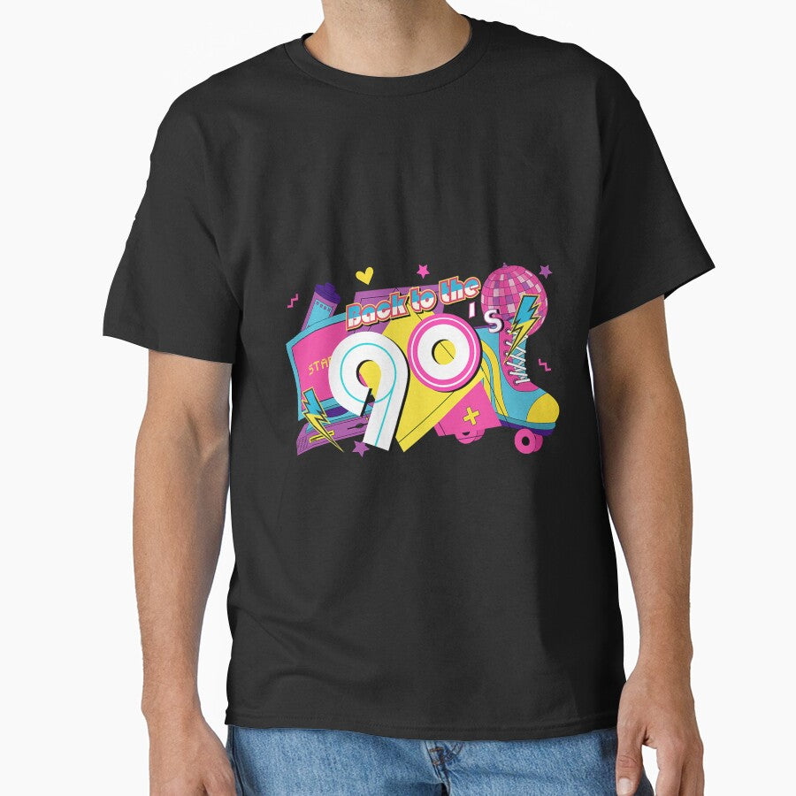 Back To The 90S Theme Colorful 90S Era by intentioncorre T-Shirts, Hoodie, Sweatshirt | BlankRebels.com (Image 1)