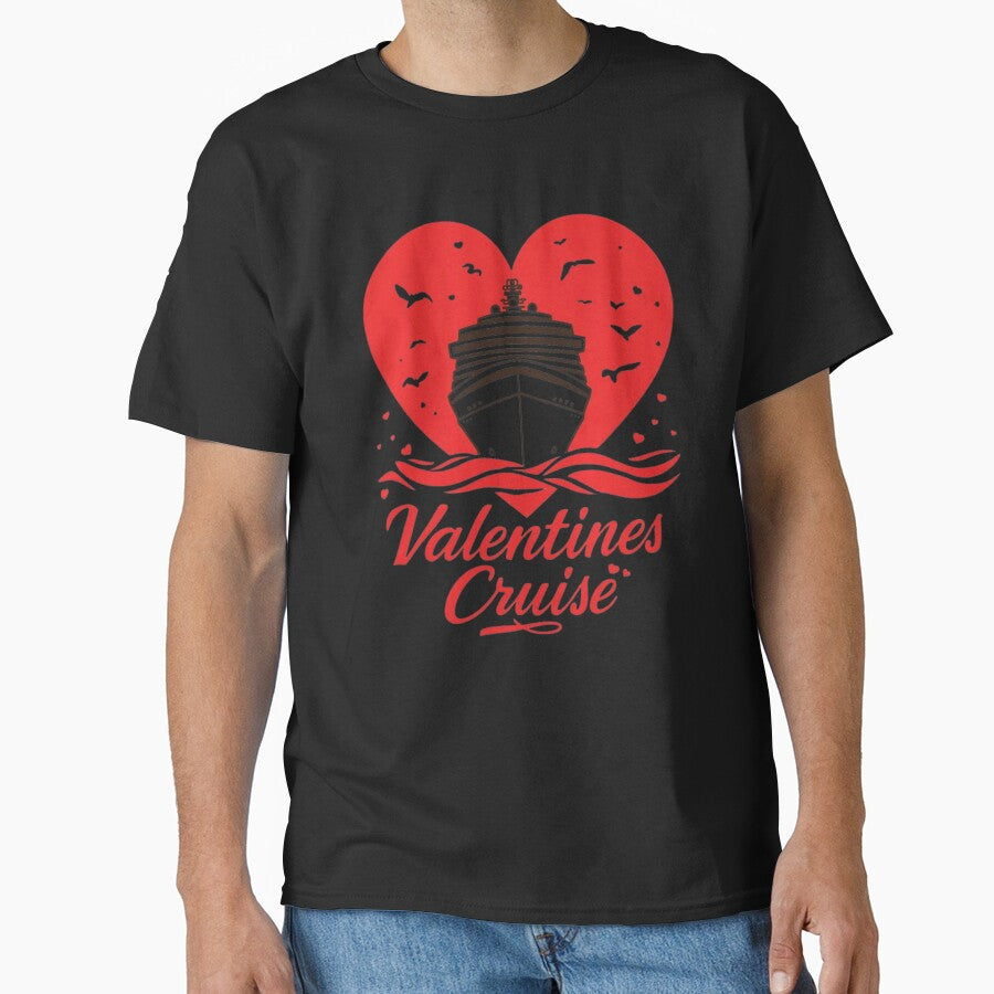 Valentine’s Day Cruise Squad Matching Couple Tee by funnyshop222 Hoodie, Sweatshirt | BlankRebels.com (Image 1)