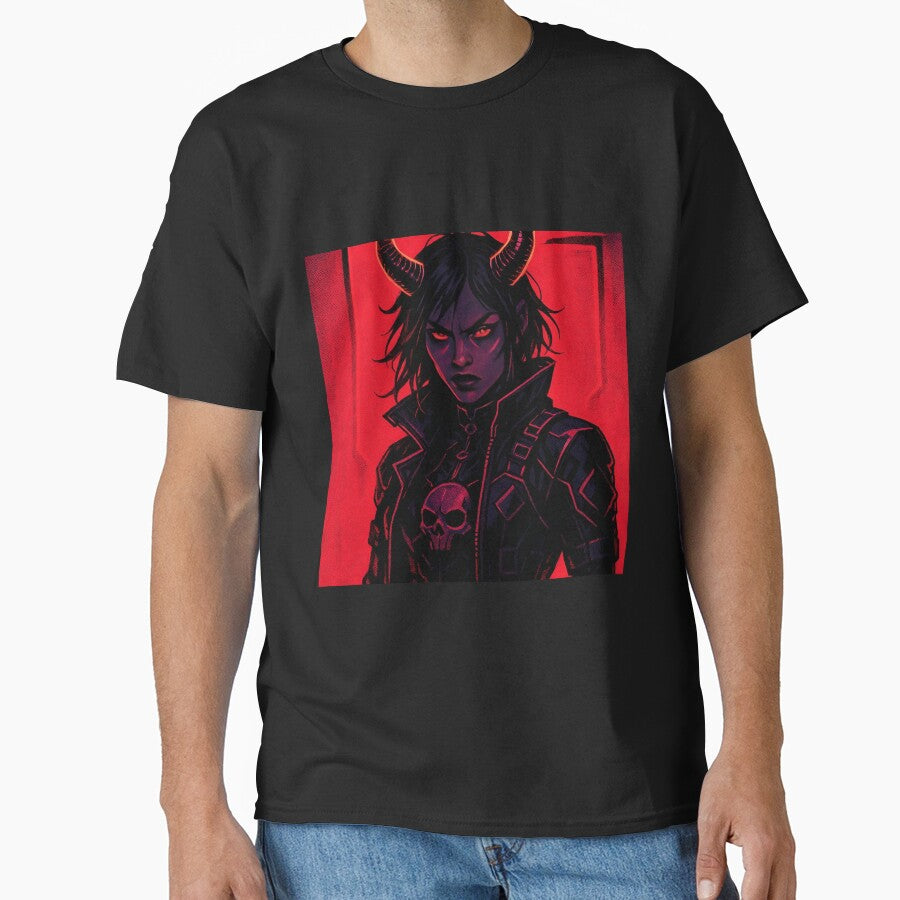 Cyberpunk demon girl by RESToRAPTOR