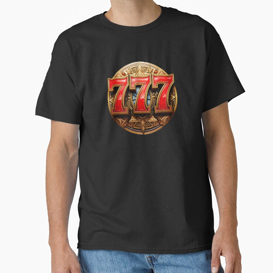 Golden Ornate Slot Machine 777 Symbol by nvrprooo T-Shirts, Hoodie, Sweatshirt | BlankRebels.com (Image 1)