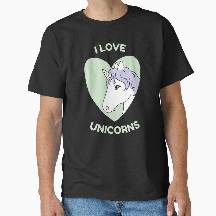 I LOVE UNICORNS by HugSomeNettles T-Shirts, Hoodie, Sweatshirt | BlankRebels.com (Image 1)