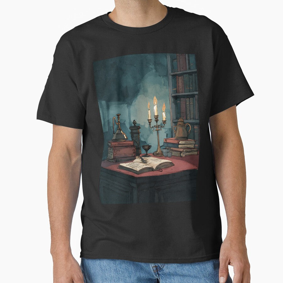 Vintage Dark Academia Study by bapupa T-Shirts, Hoodie, Sweatshirt | BlankRebels.com (Image 1)