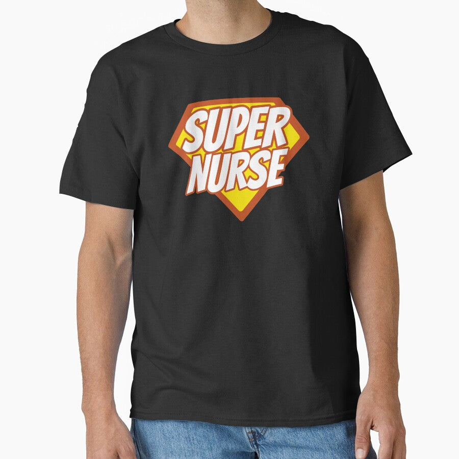 Super Nurse - Funny Nursing Superhero by isstgeschichte T-Shirts, Hoodie, Sweatshirt | BlankRebels.com (Image 1)