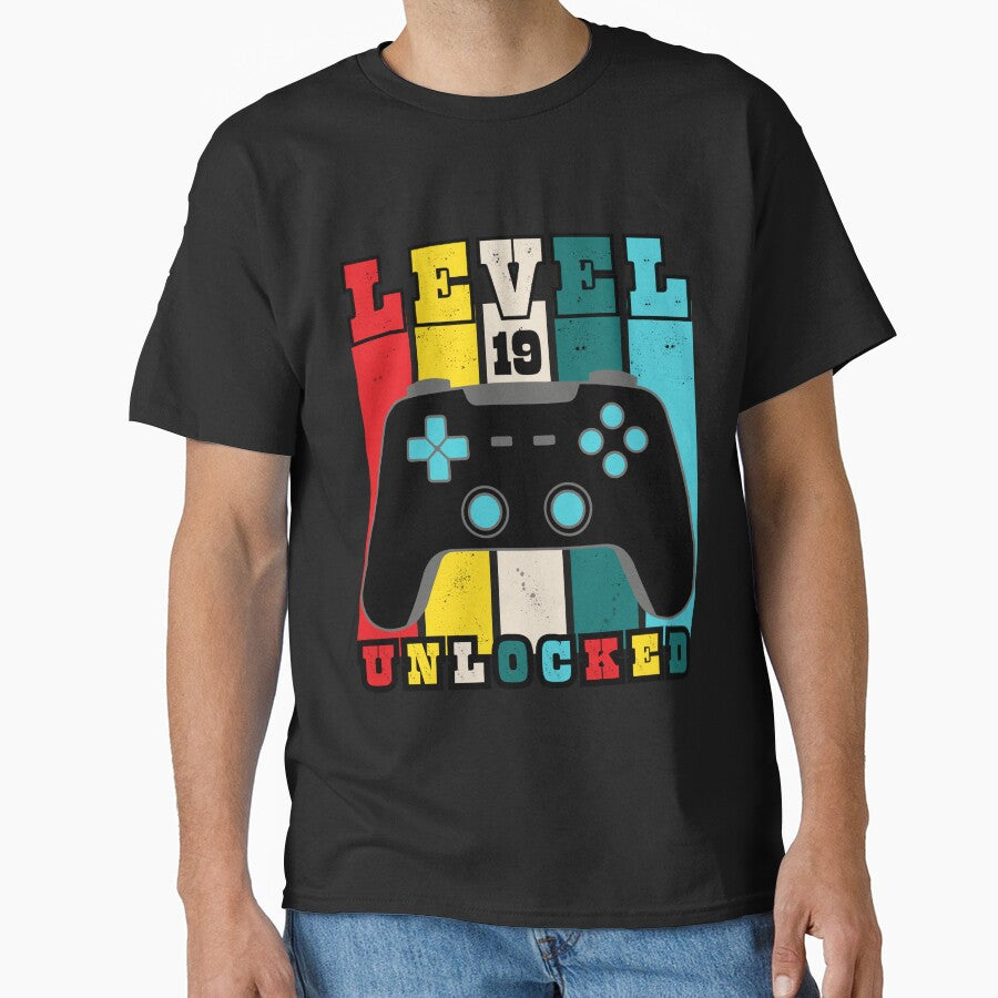 Happy Birthday To You - Level 19 Unlocked by relso T-Shirts, Hoodie, Sweatshirt | BlankRebels.com (Image 1)