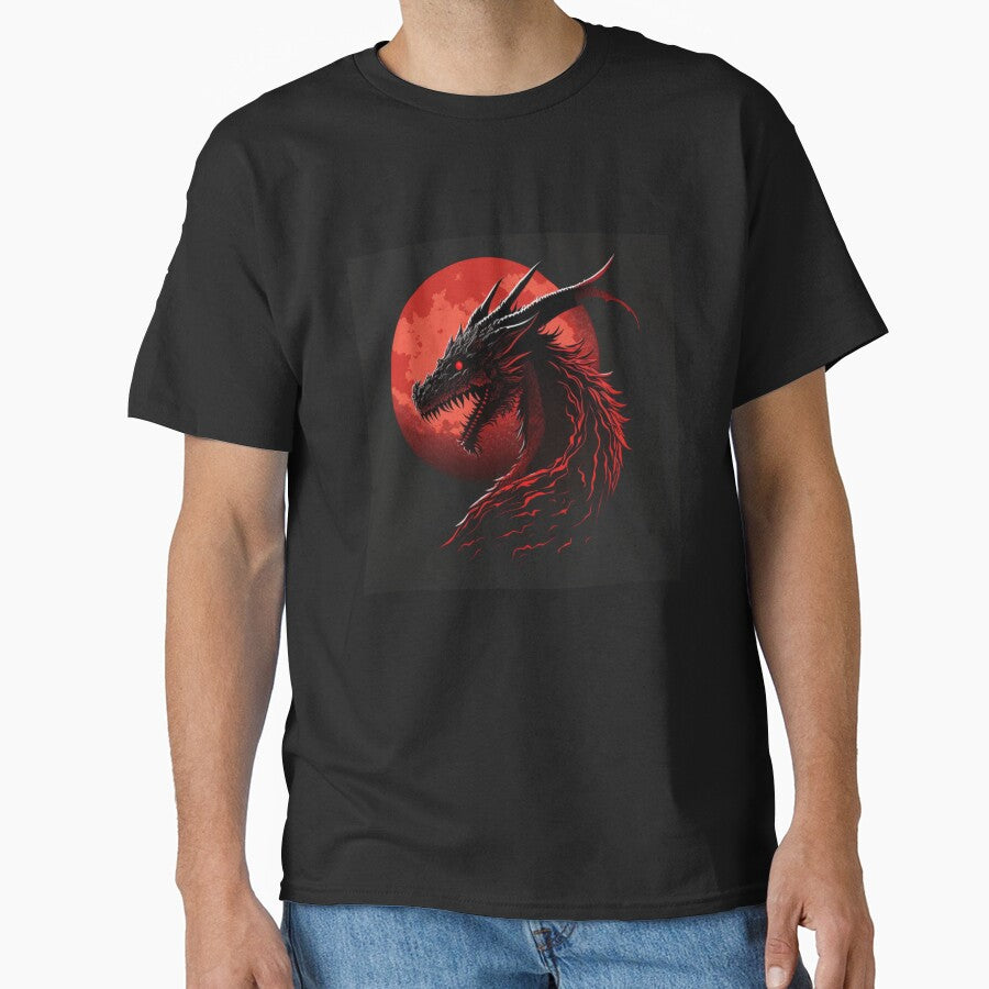 Red Dragon by Sarvgya Verma T-Shirts, Hoodie, Sweatshirt | BlankRebels.com (Image 1)