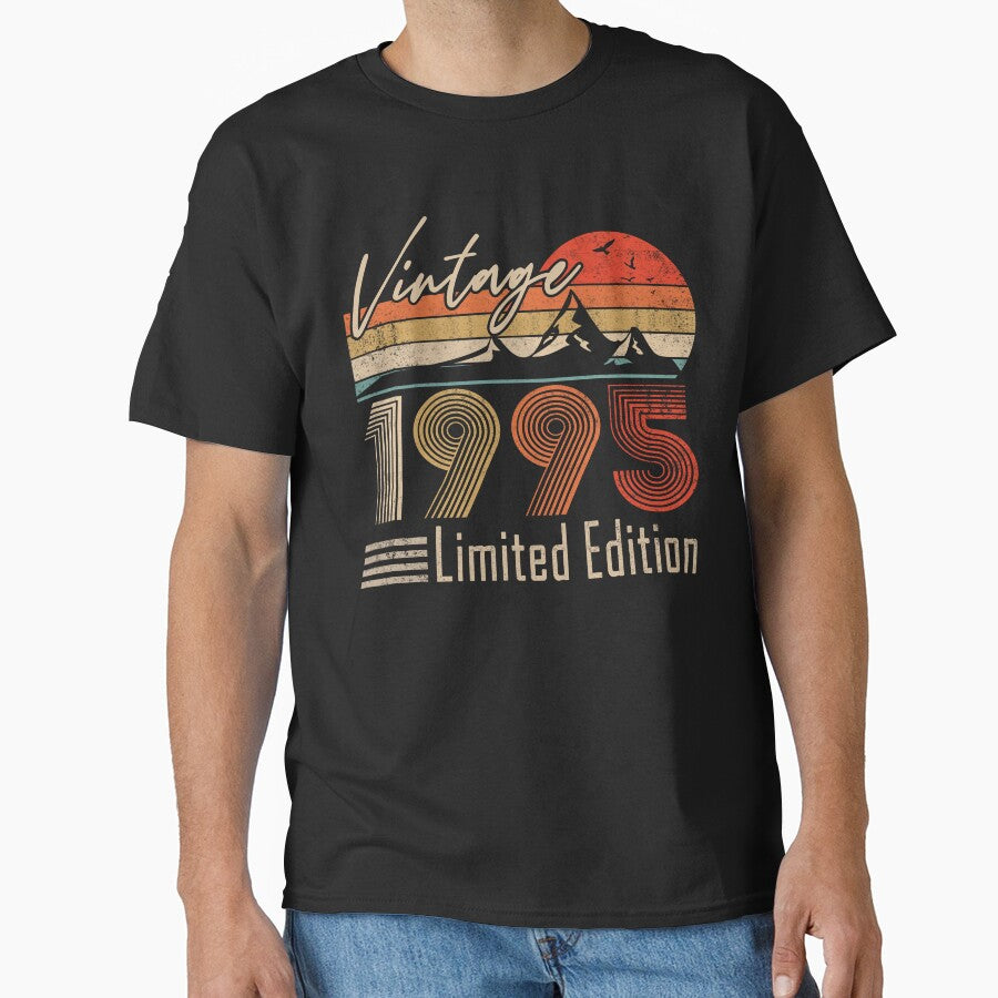 Vintage 1995 Retro 30th Birthday Gift Idea Limited Edition by FernaRoje T-Shirts, Hoodie, Sweatshirt (Image 1)