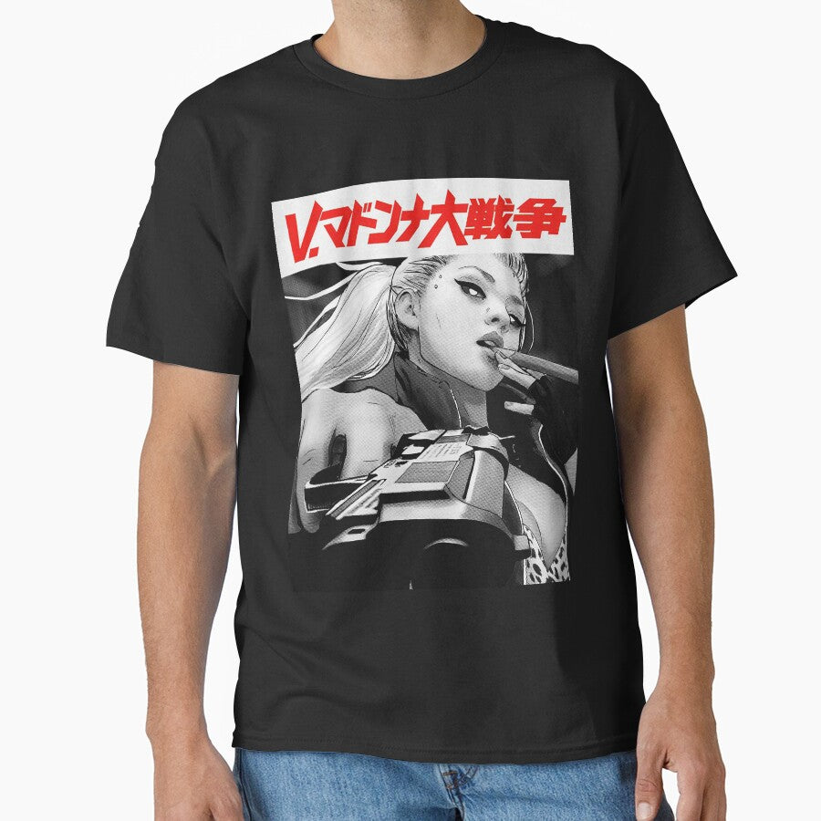 Yakuza Japanese Cyberpunk Girl Vaporwave Urban Style by OWLvision33 T-Shirts, Hoodie, Sweatshirt | BlankRebels.com (Image 1)
