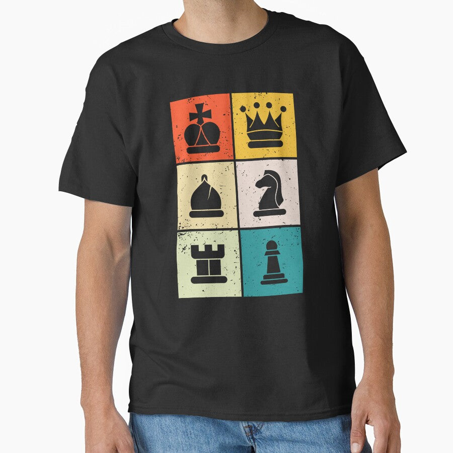 Vintage Chess Pieces | Chess Lover by JFFStore T-Shirts, Hoodie, Sweatshirt | BlankRebels.com (Image 1)