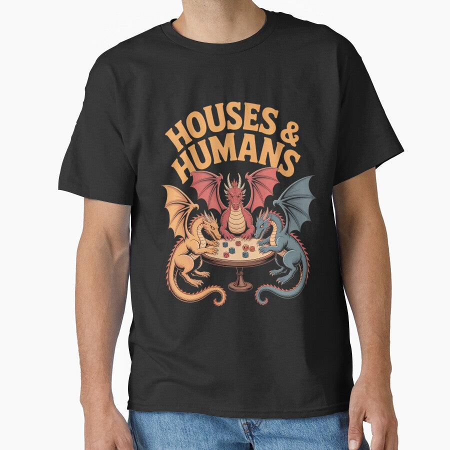 Gaming Houses And Humans by arielfrench240 T-Shirts, Hoodie, Sweatshirt | BlankRebels.com (Image 1)