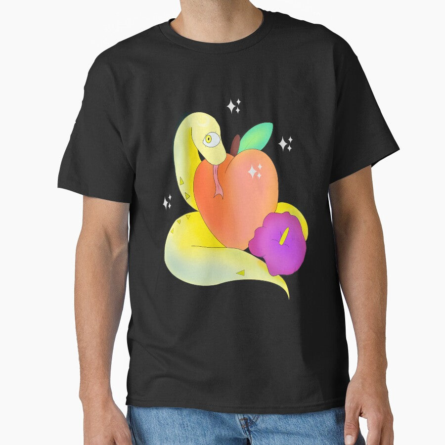 one eye'd snake peach flower by StrangeStarwave T-Shirts, Hoodie, Sweatshirt | BlankRebels.com (Image 1)