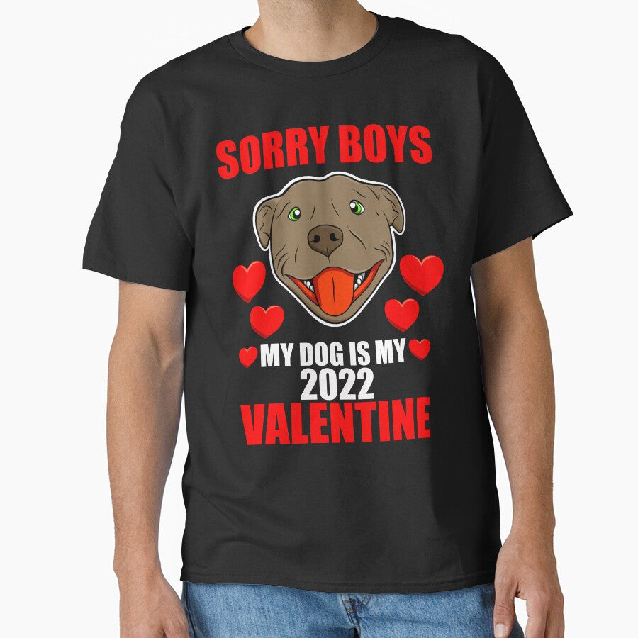 My Dog Is My Valentine - Funny Valentine Quotes by Cameronckjc T-Shirts, Hoodie, Sweatshirt | BlankRebels.com (Image 1)