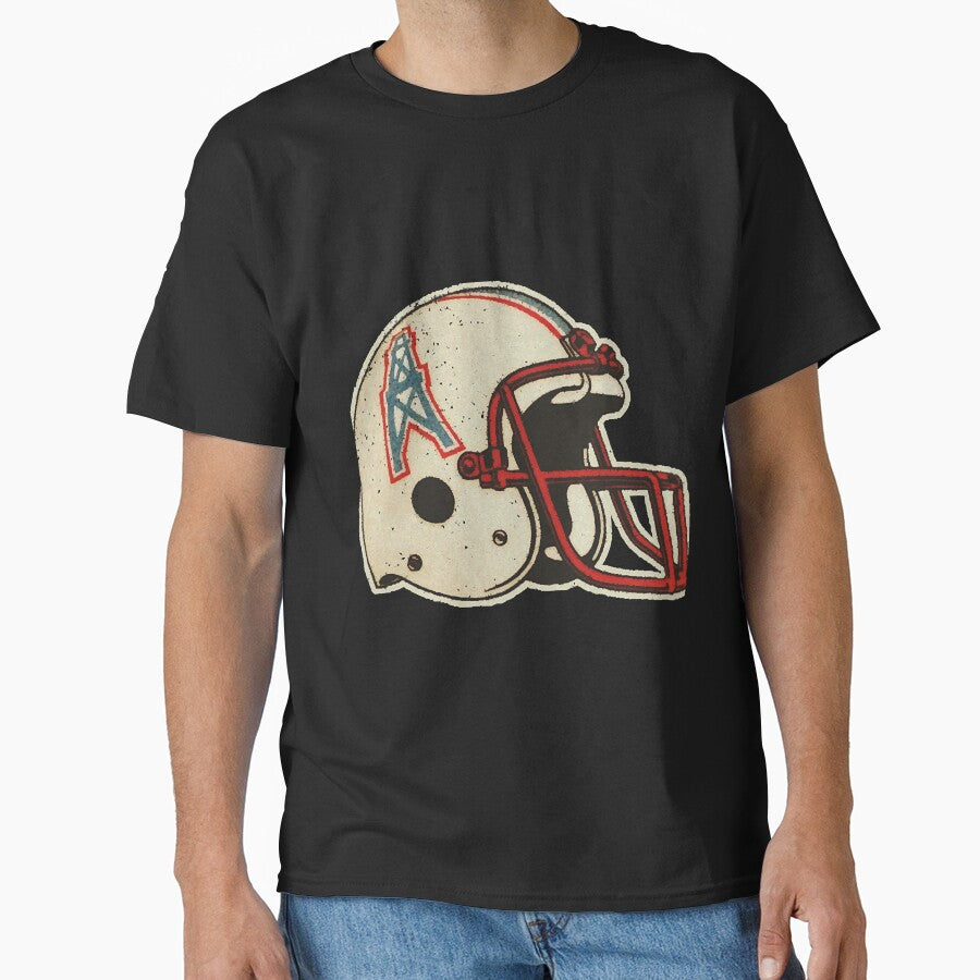 80'S Oilers Helmet [DEFUNCT] Vintage Distressed T-Shirts, Hoodie, Sweatshirt
