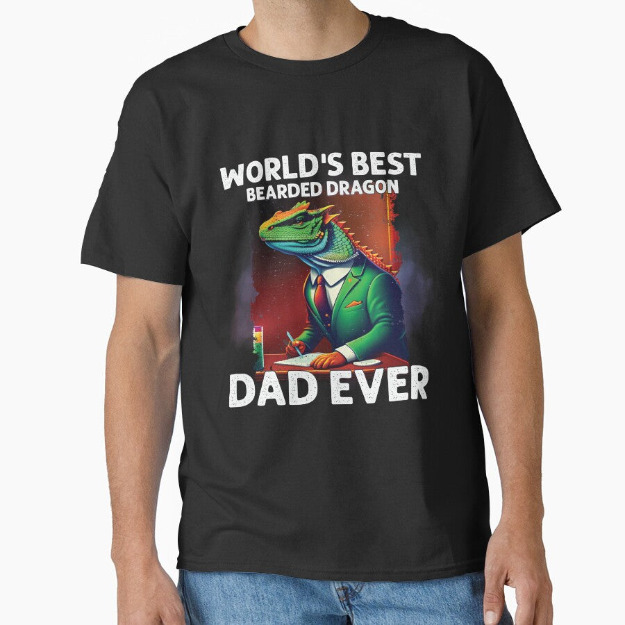 Best Bearded Dragon Dad Ever Funny by Trendy Valley T-Shirts, Hoodie, Sweatshirt | BlankRebels.com (Image 1)